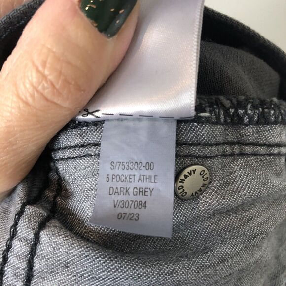 Old Navy NWT Men's 5 Pocket Athletic Taper Built-In Flex Gray Jeans Size 40X30 - Picture 9 of 10